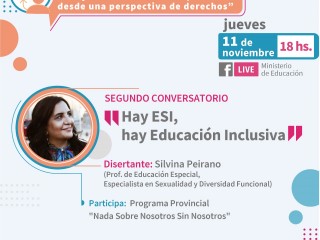 Nueva charla interactiva “Hay ESI, hay Educación Inclusiva” 